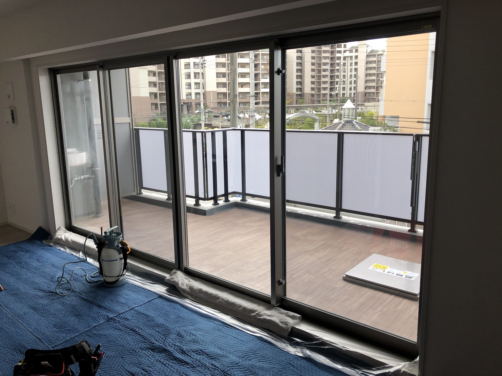 【兵庫県　西宮市】透明紫外線カットフィルム　リンテック1501UH