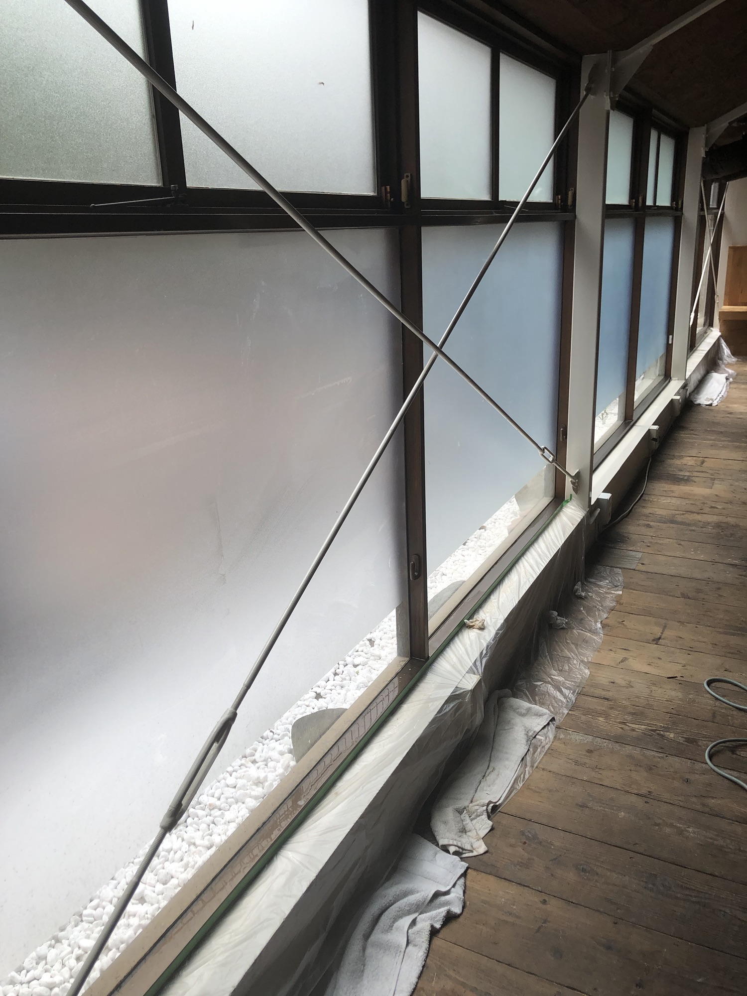 【大阪府　豊中市】フロストタイプ目隠しフィルム　（中川ケミカルフォグラス）