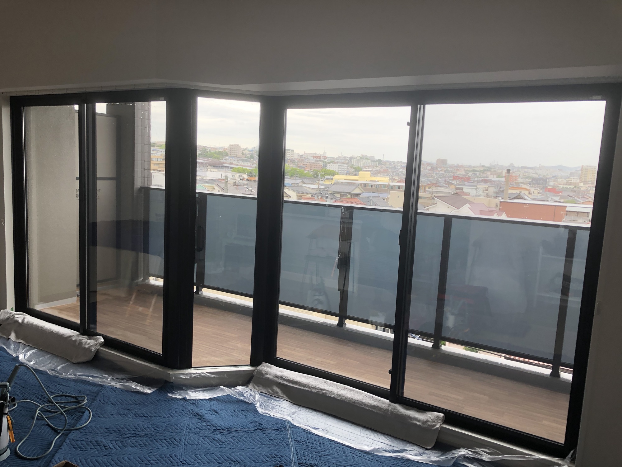 【兵庫県　明石市】透明遮熱フィルム（3M ピュアリフレ75）