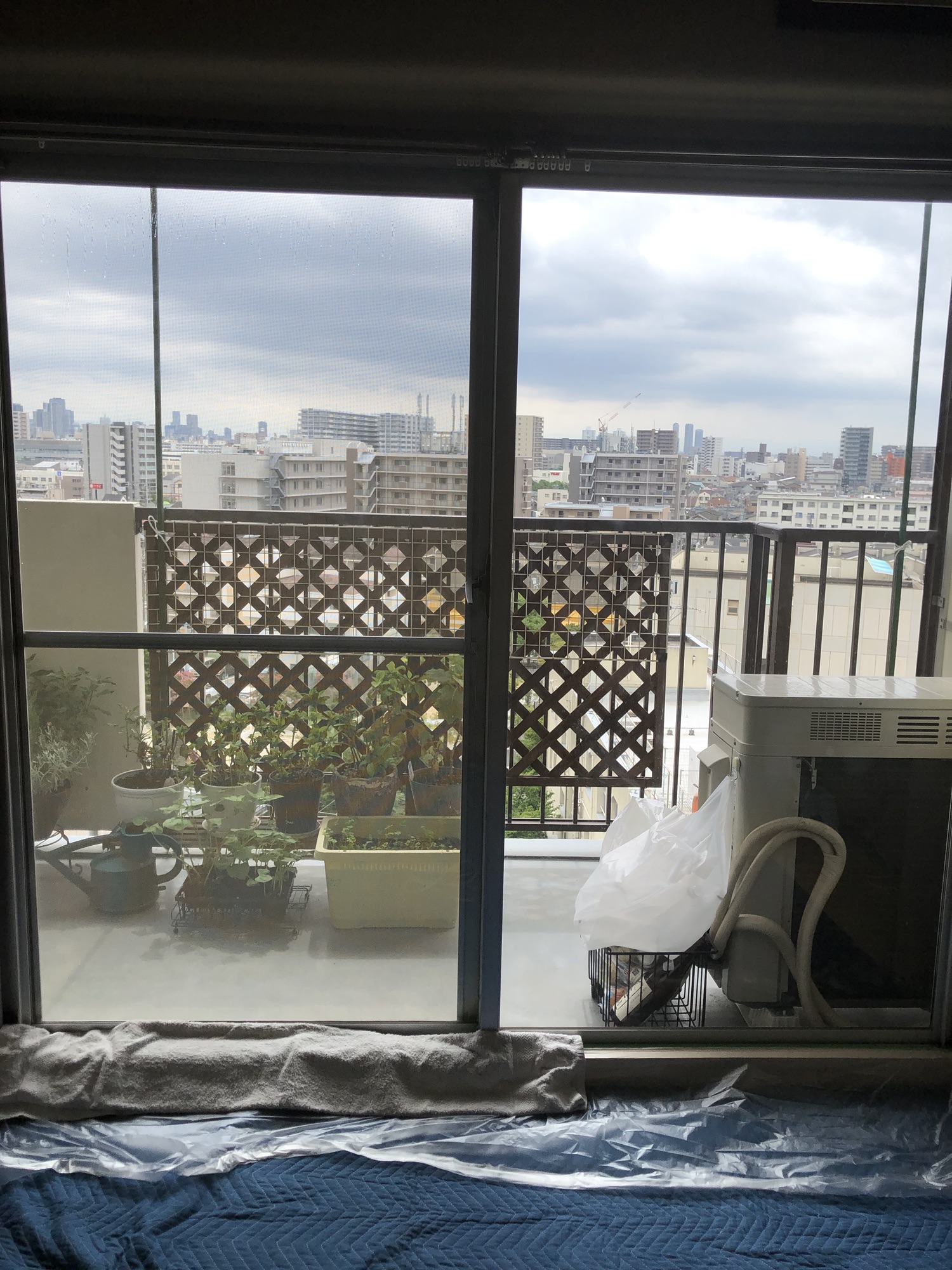 【大阪府　大阪市西淀川区】透明飛散防止フィルム　（リンテック1501UH）