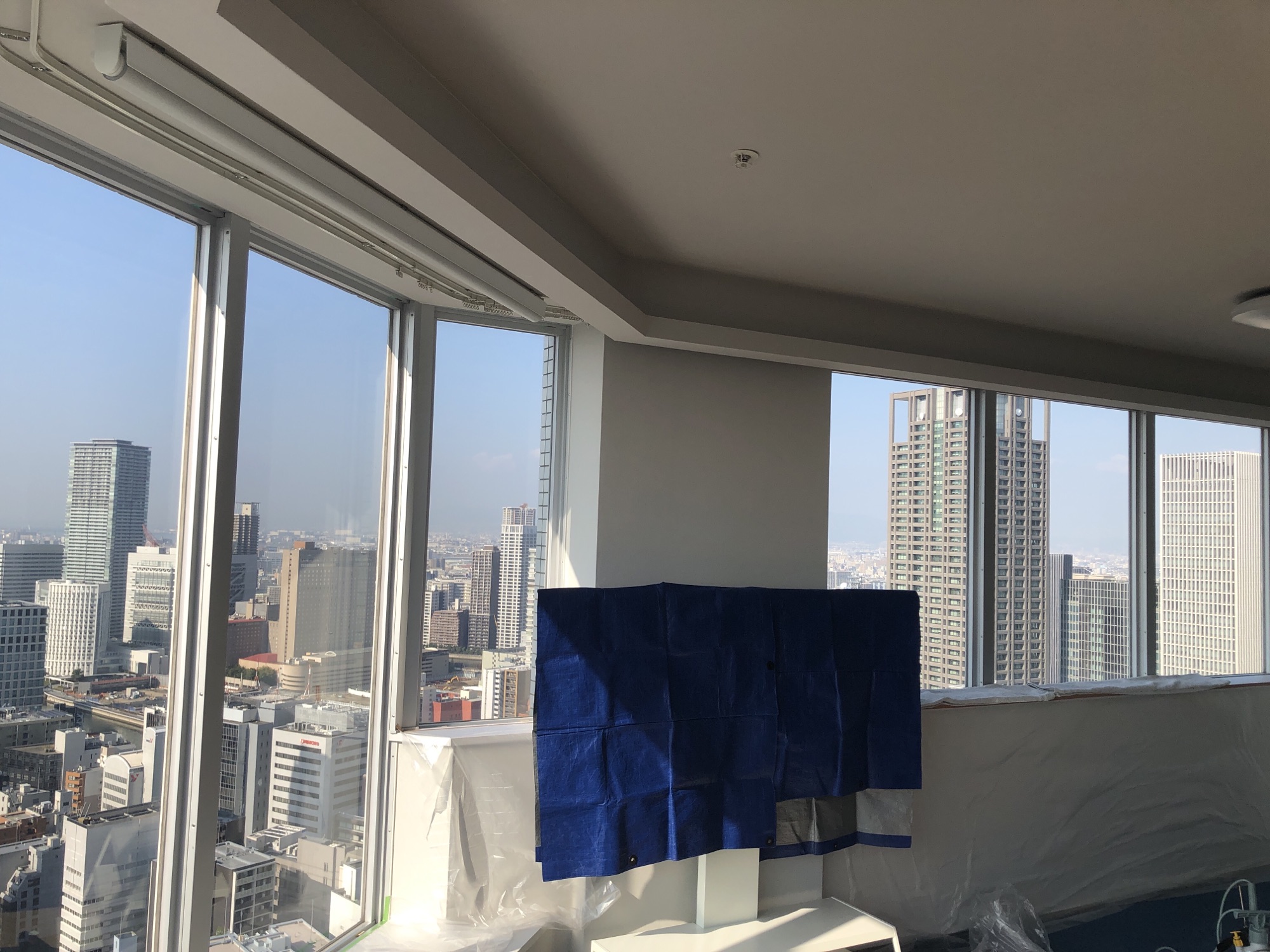 【施工実績】大阪市西区｜タワーマンション｜高性能遮熱フィルム｜3M  NANO70｜低反射でクリアタイプ| 2025年11月