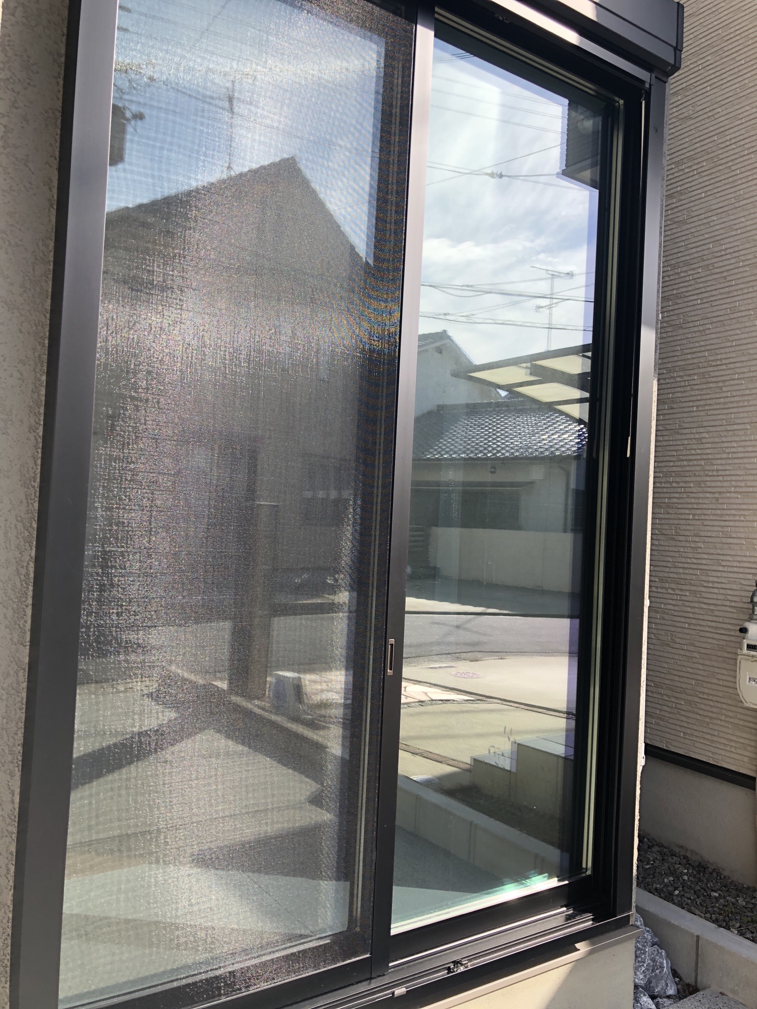 【施工実績】大阪府堺市｜新築戸建て｜目隠し対策｜3M シルバー35で丸見え問題を解決 | 2025年12月