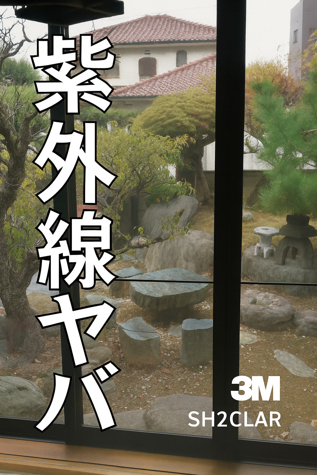 【施工実績】兵庫県神戸市北区｜戸建て｜3M  SH2CLAR｜紫外線カットフィルムでお部屋を守る｜2025年12月